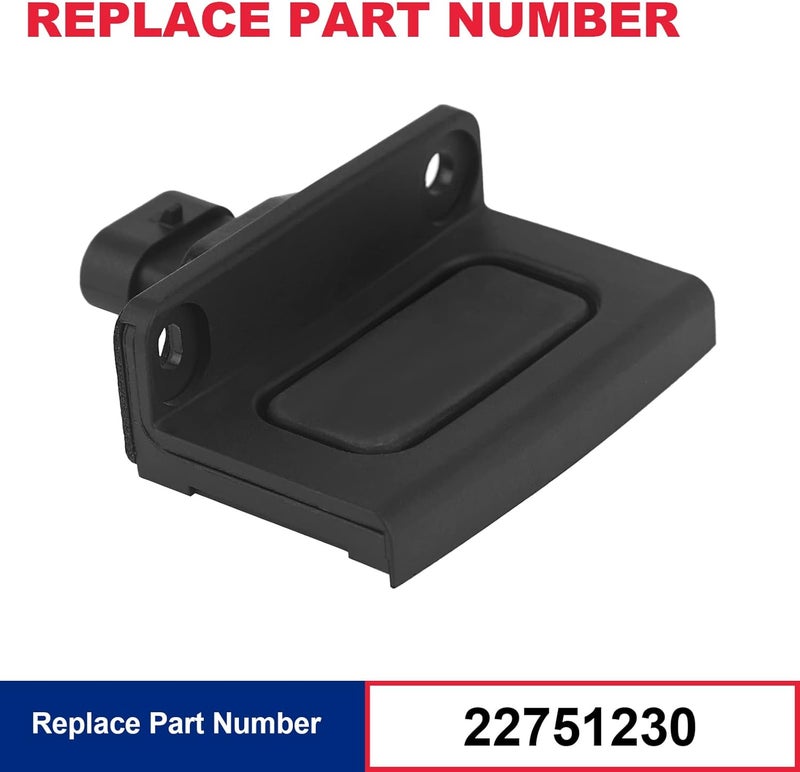 VASTAUTO C6 Door Latch Exterior Release Switch Pad Set Compatible with 2005-2013 Chevy Corvette C6 Replace# 22751230 (2Pcs) - Image 2